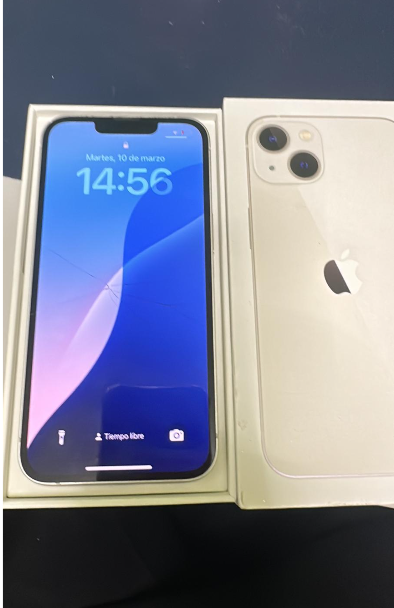 iPhone 13 con pantalla rota comprado con Nuvrea
