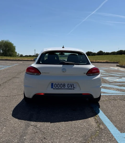 Parte trasera del Volkswagen Scirocco